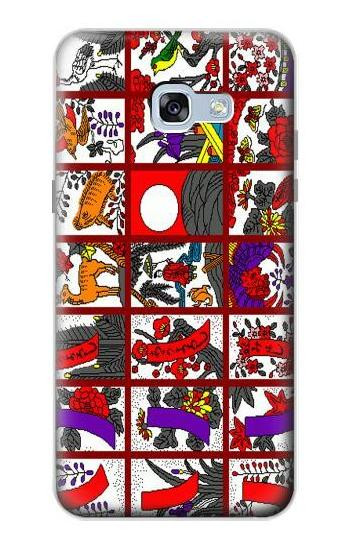 S1923 Hanafuda Japanese Flower Card Hülle Schutzhülle Taschen für Samsung Galaxy A5 (2017)