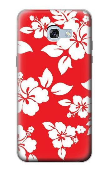 S1949 Hawaiian Hibiscus Pattern Hülle Schutzhülle Taschen für Samsung Galaxy A5 (2017)