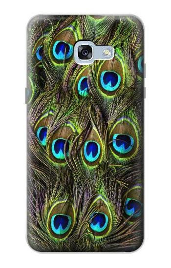 S1965 Peacock Feather Hülle Schutzhülle Taschen für Samsung Galaxy A5 (2017)