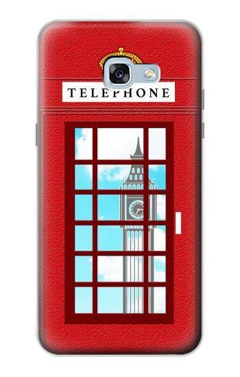 S2059 England British Telephone Box Minimalist Hülle Schutzhülle Taschen für Samsung Galaxy A5 (2017)