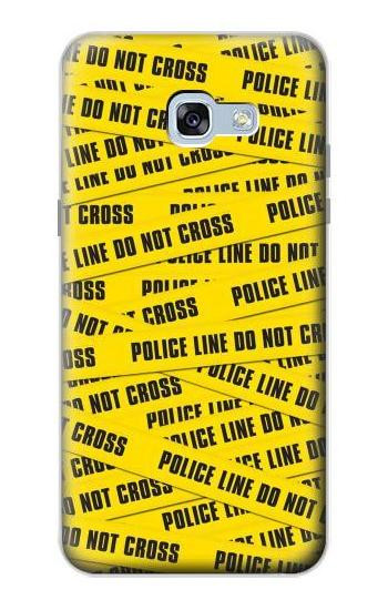 S2088 Police Line Do Not Cross Hülle Schutzhülle Taschen für Samsung Galaxy A5 (2017)
