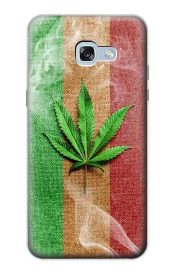 S2109 Marijuana Rasta Flag Hülle Schutzhülle Taschen für Samsung Galaxy A5 (2017)