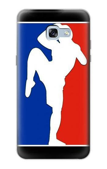 S2278 Muay Thai Kickboxing MMA Martial Art White Hülle Schutzhülle Taschen für Samsung Galaxy A5 (2017)