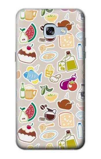 S2321 Food and Drink Seamless Hülle Schutzhülle Taschen für Samsung Galaxy A5 (2017)