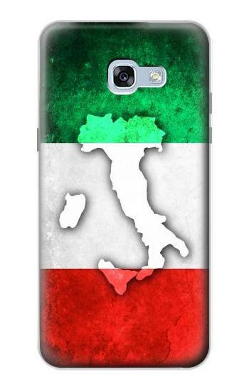S2338 Italy Flag Hülle Schutzhülle Taschen für Samsung Galaxy A5 (2017)