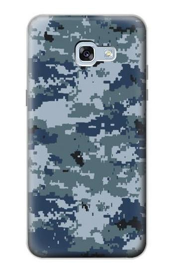 S2346 Navy Camo Camouflage Graphic Hülle Schutzhülle Taschen für Samsung Galaxy A5 (2017)