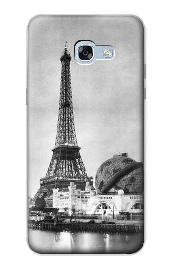 S2350 Old Paris Eiffel Tower Hülle Schutzhülle Taschen für Samsung Galaxy A5 (2017)