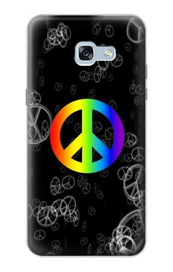 S2356 Peace Sign Hülle Schutzhülle Taschen für Samsung Galaxy A5 (2017)