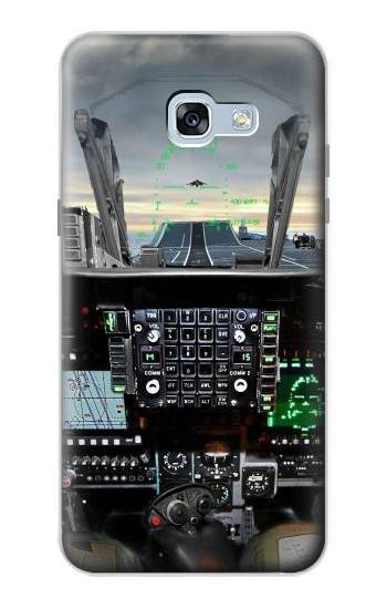 S2435 Fighter Jet Aircraft Cockpit Hülle Schutzhülle Taschen für Samsung Galaxy A5 (2017)