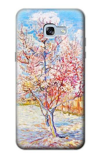 S2450 Van Gogh Peach Tree Blossom Hülle Schutzhülle Taschen für Samsung Galaxy A5 (2017)