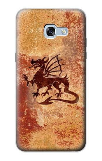 S2485 Dragon Metal Texture Graphic Printed Hülle Schutzhülle Taschen für Samsung Galaxy A5 (2017)