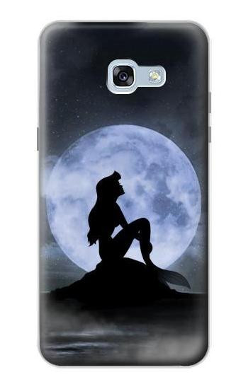 S2668 Mermaid Silhouette Moon Night Hülle Schutzhülle Taschen für Samsung Galaxy A5 (2017)