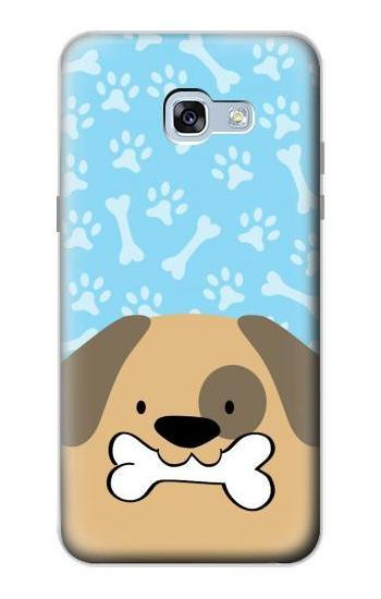 S2669 Cute Dog Paws Bones Cartoon Hülle Schutzhülle Taschen für Samsung Galaxy A5 (2017)