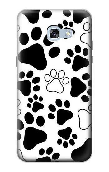S2904 Dog Paw Prints Hülle Schutzhülle Taschen für Samsung Galaxy A5 (2017)