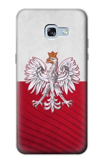 S3005 Poland Football Soccer Euro 2016 Hülle Schutzhülle Taschen für Samsung Galaxy A5 (2017)