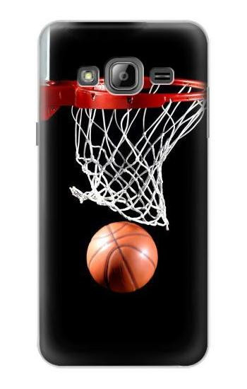 S0066 Basketball Hülle Schutzhülle Taschen für Samsung Galaxy J3 (2016)