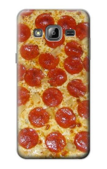 S0236 Pizza Hülle Schutzhülle Taschen für Samsung Galaxy J3 (2016)