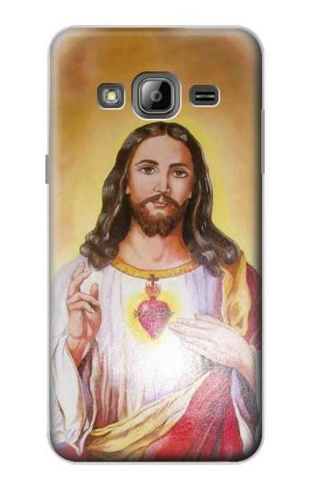 S0798 Jesus Hülle Schutzhülle Taschen für Samsung Galaxy J3 (2016)