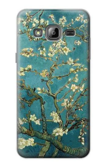 S0842 Blossoming Almond Tree Van Gogh Hülle Schutzhülle Taschen für Samsung Galaxy J3 (2016)