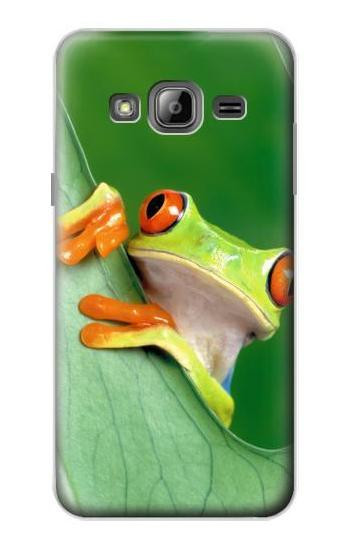 S1047 Little Frog Hülle Schutzhülle Taschen für Samsung Galaxy J3 (2016)