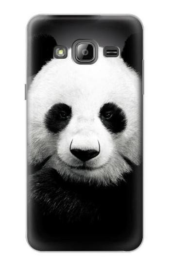 S1072 Panda Bear Hülle Schutzhülle Taschen für Samsung Galaxy J3 (2016)