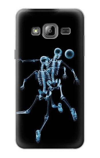 S1111 Soccer X-ray Hülle Schutzhülle Taschen für Samsung Galaxy J3 (2016)