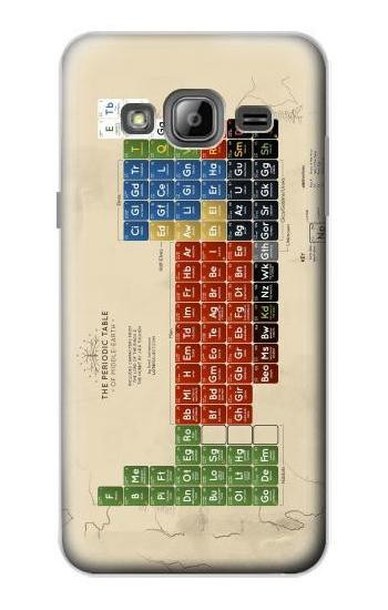 S1695 The Periodic Table of Middle Earth Hülle Schutzhülle Taschen für Samsung Galaxy J3 (2016)