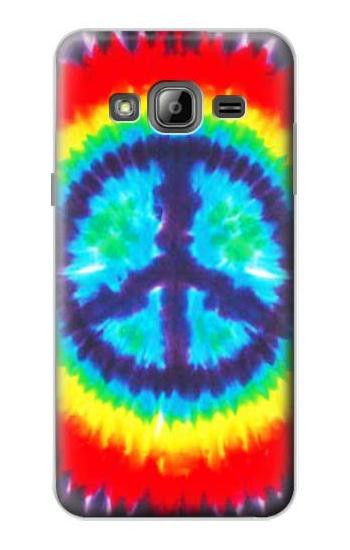 S1870 Tie Dye Peace Hülle Schutzhülle Taschen für Samsung Galaxy J3 (2016)