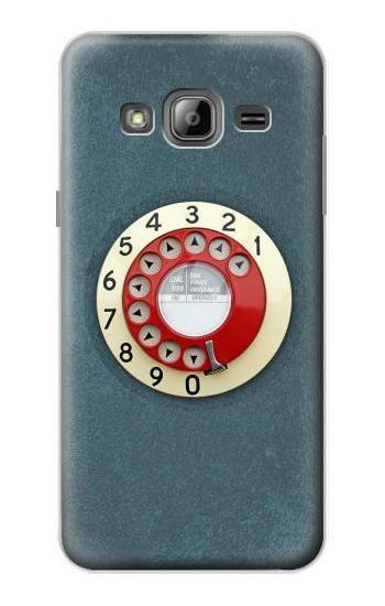 S1968 Rotary Dial Telephone Hülle Schutzhülle Taschen für Samsung Galaxy J3 (2016)