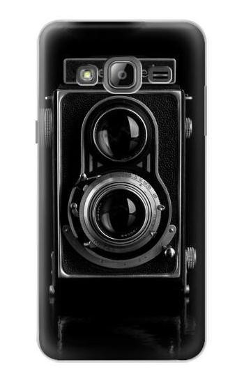 S1979 Vintage Camera Hülle Schutzhülle Taschen für Samsung Galaxy J3 (2016)