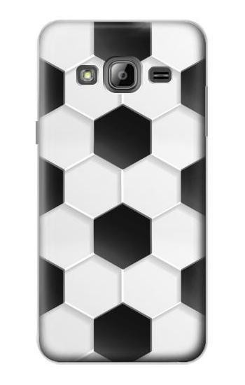 S2061 Football Soccer Pattern Hülle Schutzhülle Taschen für Samsung Galaxy J3 (2016)