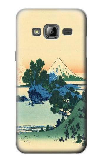 S2075 Katsushika Hokusai The Inume Pass in Kai Hülle Schutzhülle Taschen für Samsung Galaxy J3 (2016)