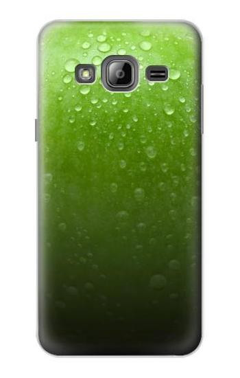 S2475 Green Apple Texture Seamless Hülle Schutzhülle Taschen für Samsung Galaxy J3 (2016)
