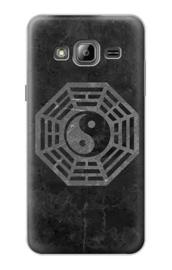 S2503 Tao Dharma Yin Yang Hülle Schutzhülle Taschen für Samsung Galaxy J3 (2016)