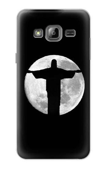 S2511 Jesus Statue Christ Rio de Janeiro Hülle Schutzhülle Taschen für Samsung Galaxy J3 (2016)
