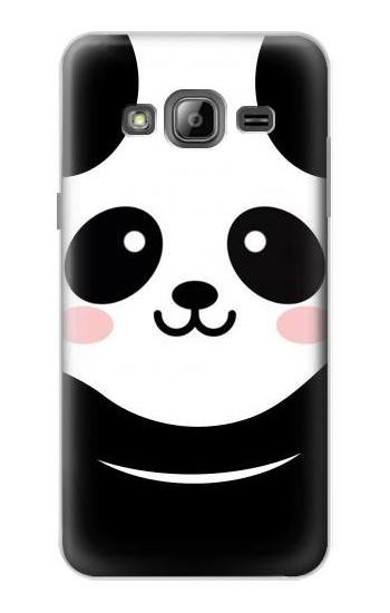 S2662 Cute Panda Cartoon Hülle Schutzhülle Taschen für Samsung Galaxy J3 (2016)