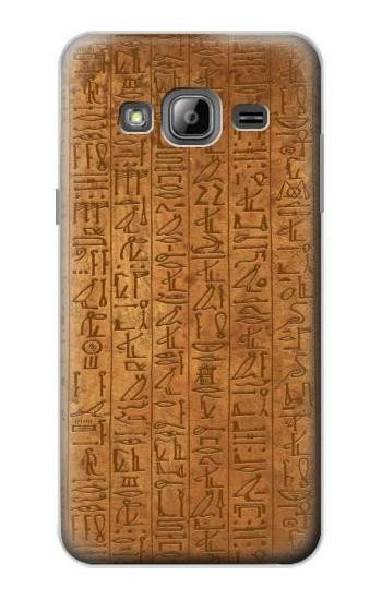 S2805 Egyptian Hierogylphics Papyrus of Ani Hülle Schutzhülle Taschen für Samsung Galaxy J3 (2016)