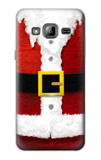 S2846 Christmas Santa Red Suit Hülle Schutzhülle Taschen für Samsung Galaxy J3 (2016)