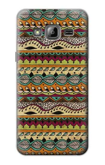 S2860 Aztec Boho Hippie Pattern Hülle Schutzhülle Taschen für Samsung Galaxy J3 (2016)