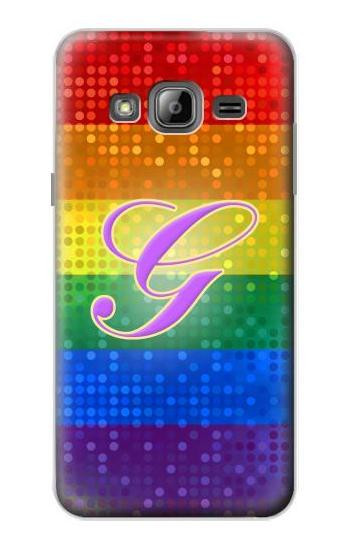 S2899 Rainbow LGBT Gay Pride Flag Hülle Schutzhülle Taschen für Samsung Galaxy J3 (2016)