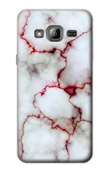 S2920 Bloody Marble Hülle Schutzhülle Taschen für Samsung Galaxy J3 (2016)