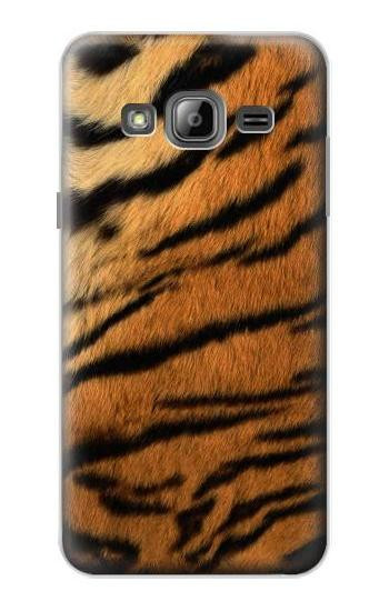 S2962 Tiger Stripes Graphic Printed Hülle Schutzhülle Taschen für Samsung Galaxy J3 (2016)