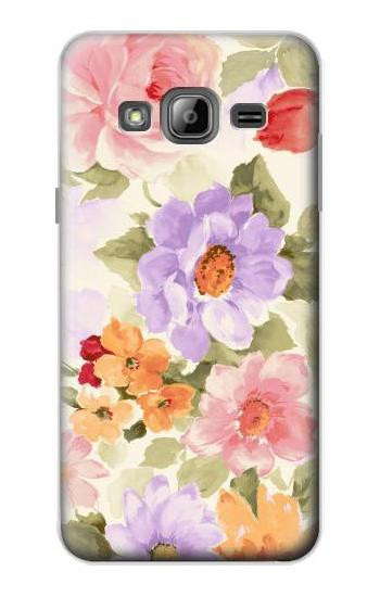S3035 Sweet Flower Painting Hülle Schutzhülle Taschen für Samsung Galaxy J3 (2016)
