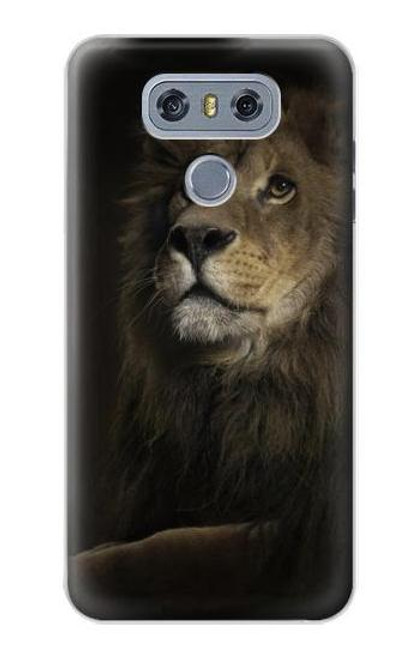 S0472 Lion Hülle Schutzhülle Taschen für LG G6