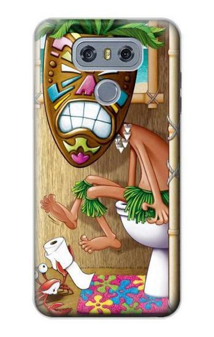 S1702 Tiki Man Toilet Hülle Schutzhülle Taschen für LG G6