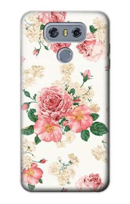 S1859 Rose Pattern Hülle Schutzhülle Taschen für LG G6