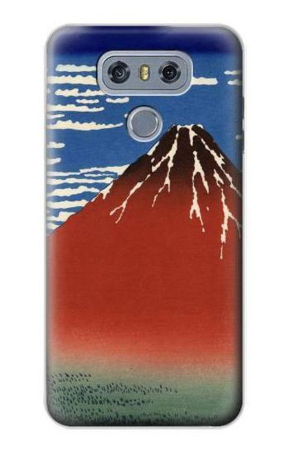 S2390 Katsushika Hokusai Red Fuji Hülle Schutzhülle Taschen für LG G6