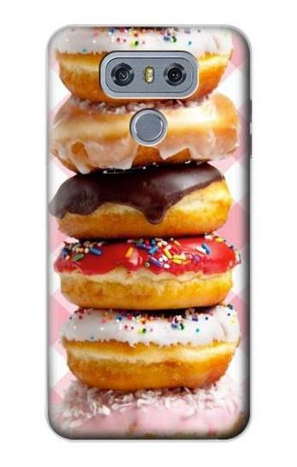S2431 Fancy Sweet Donuts Hülle Schutzhülle Taschen für LG G6