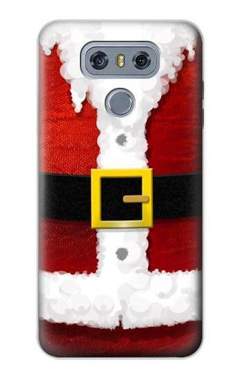 S2846 Christmas Santa Red Suit Hülle Schutzhülle Taschen für LG G6