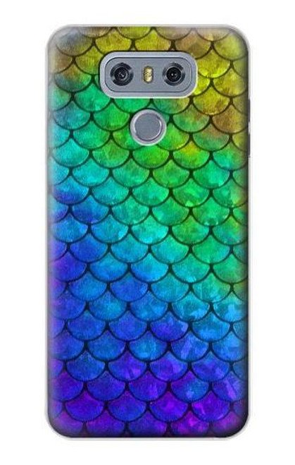 S2930 Mermaid Fish Scale Hülle Schutzhülle Taschen für LG G6
